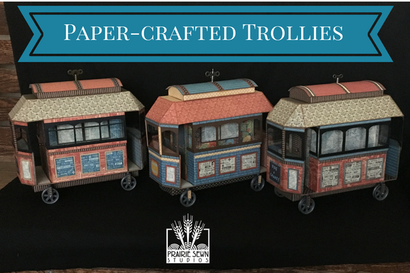Paper-crafted Trolley Project