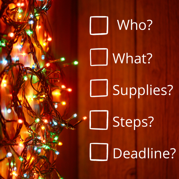 Christmas In July Project Planning Checklist
