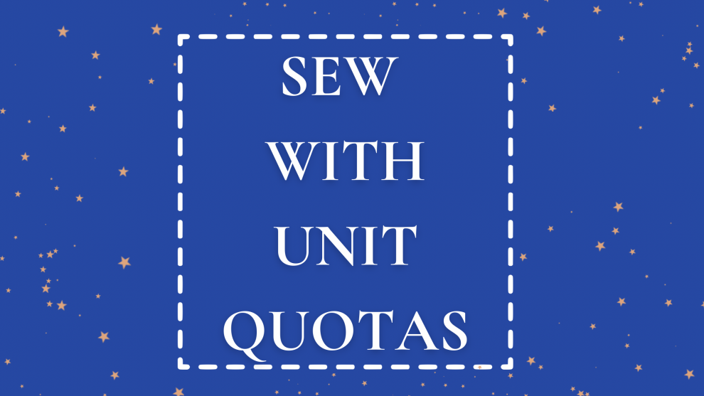 Sew With Unit Quotas