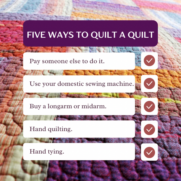 Five Ways to Quilt a Quilt
