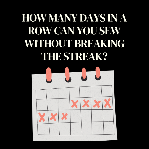 Set a Sewing Streak