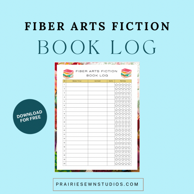 Fiber Arts Fiction Book Log